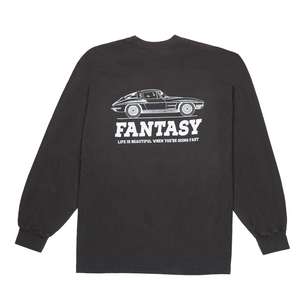 Split Window Long Sleeve Shirt (Vintage Black)