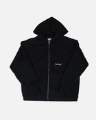 Classic Hooded Zip-Up (Black)
