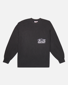 Split Window Long Sleeve Shirt (Vintage Black)