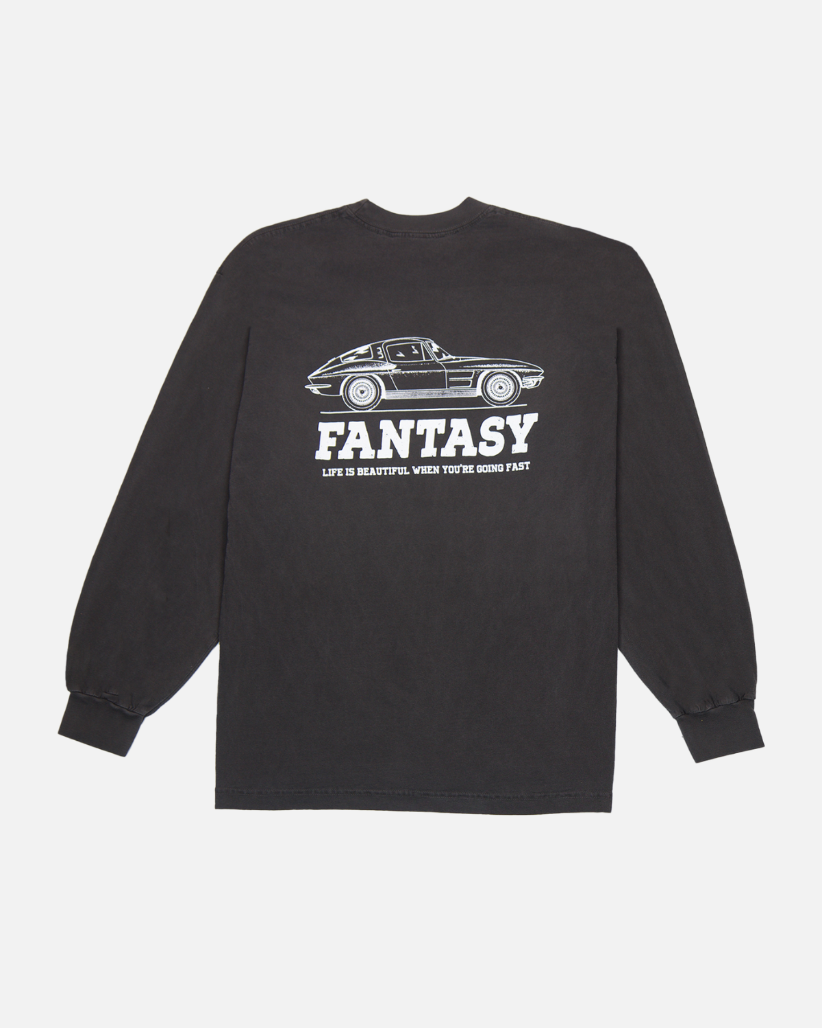 Split Window Long Sleeve Shirt (Vintage Black)